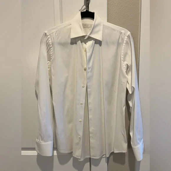 トップス 00s prada dress tech shirts white (37) Prada | Shirts | Mens White Prada Dress Shirt Size 37 45